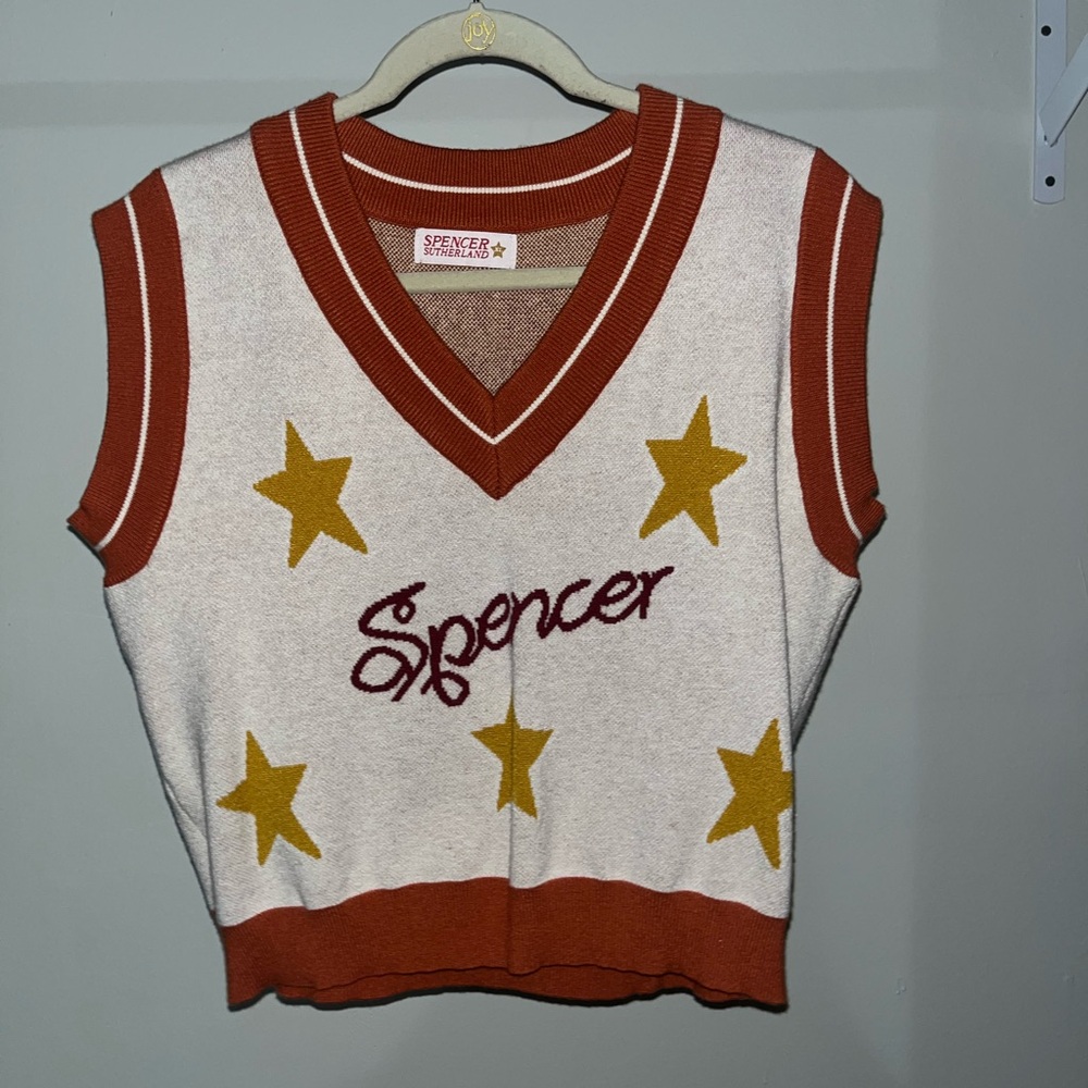 Spencer Sutherland Star Sweater Vest